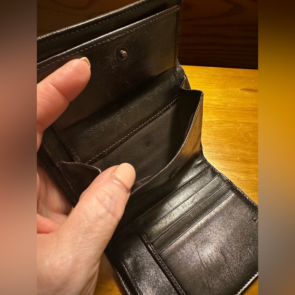 Fendi Brown Canvas Compact Wallet - Picture 8 of 9